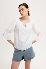 RUBY OFFSHOULDER BALLOON SLEEVE TOP RUBY OFFSHOULDER BALLOON SLEEVE TOP