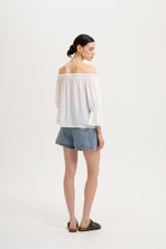RUBY OFFSHOULDER BALLOON SLEEVE TOP RUBY OFFSHOULDER BALLOON SLEEVE TOP