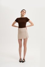 ELIJAH SIDE BUTTONDOWN SKORTS