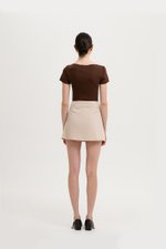 ELIJAH SIDE BUTTONDOWN SKORTS