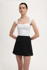 ELIJAH SIDE BUTTONDOWN SKORTS