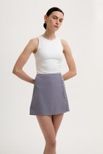 ELIJAH SIDE BUTTONDOWN SKORTS