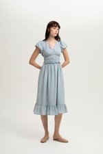 SINTRA RUCHED WAIST MAXI DRESS (PETITE)