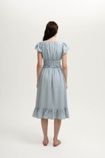 SINTRA RUCHED WAIST MAXI DRESS (PETITE)