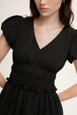 SINTRA RUCHED WAIST MAXI DRESS (PETITE)