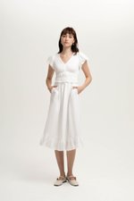 SINTRA RUCHED WAIST MAXI DRESS (PETITE)