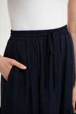 SEINE TIERED DRAWSTRING MAXI SKIRT