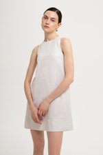 THEA SHIFT LINEN MINI DRESS THEA SHIFT LINEN MINI DRESS