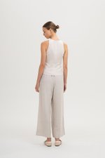 KATIYA RUCHED LINEN TOP KATIYA RUCHED LINEN TOP