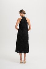 KALYSSA EMBROIDERED HALTER DRESS KALYSSA EMBROIDERED HALTER DRESS