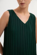 CLAUDIA PLEATED MAXI DRESS