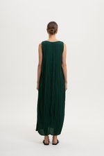 CLAUDIA PLEATED MAXI DRESS