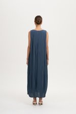 CLAUDIA PLEATED MAXI DRESS