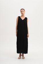 CLAUDIA PLEATED MAXI DRESS