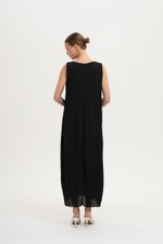 CLAUDIA PLEATED MAXI DRESS