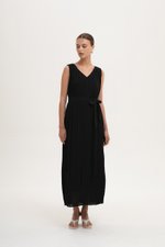 CLAUDIA PLEATED MAXI DRESS