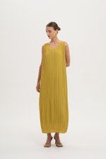 CLAUDIA PLEATED MAXI DRESS