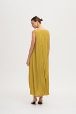 CLAUDIA PLEATED MAXI DRESS