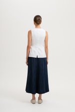 ROSA VEST LINEN TOP
