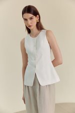 ROSA VEST LINEN TOP