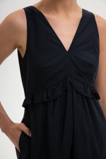 DAHLIA RUFFLE MIDI DRESS DAHLIA RUFFLE MIDI DRESS