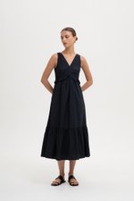 DAHLIA RUFFLE MIDI DRESS DAHLIA RUFFLE MIDI DRESS