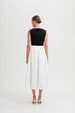 MARLI EMBROIDERED FLARE MAXI SKIRT MARLI EMBROIDERED FLARE MAXI SKIRT