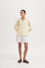 KIARA TIE BACK OVERSIZED BUTTONDOWN SHIRT KIARA TIE BACK OVERSIZED BUTTONDOWN SHIRT