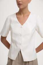 SAGE TIE BACK VEST TOP SAGE TIE BACK VEST TOP