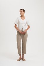 SAGE TIE BACK VEST TOP SAGE TIE BACK VEST TOP