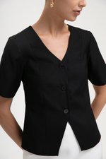 SAGE TIE BACK VEST TOP SAGE TIE BACK VEST TOP