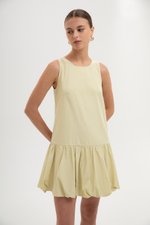 CARLA DROP WAIST BUBBLE HEM DRESS CARLA DROP WAIST BUBBLE HEM DRESS