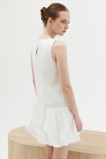 CARLA DROP WAIST BUBBLE HEM DRESS CARLA DROP WAIST BUBBLE HEM DRESS