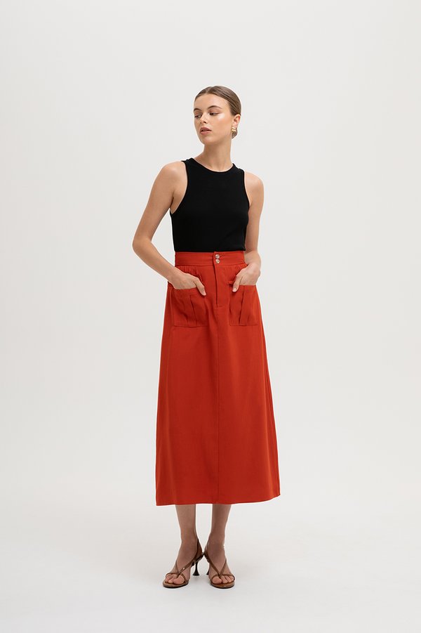 JOCOSA PATCH POCKET SKIRT