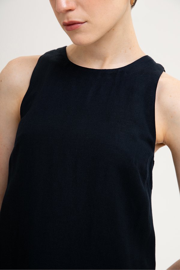 *BACKORDER 3* THEA SHIFT LINEN MINI DRESS