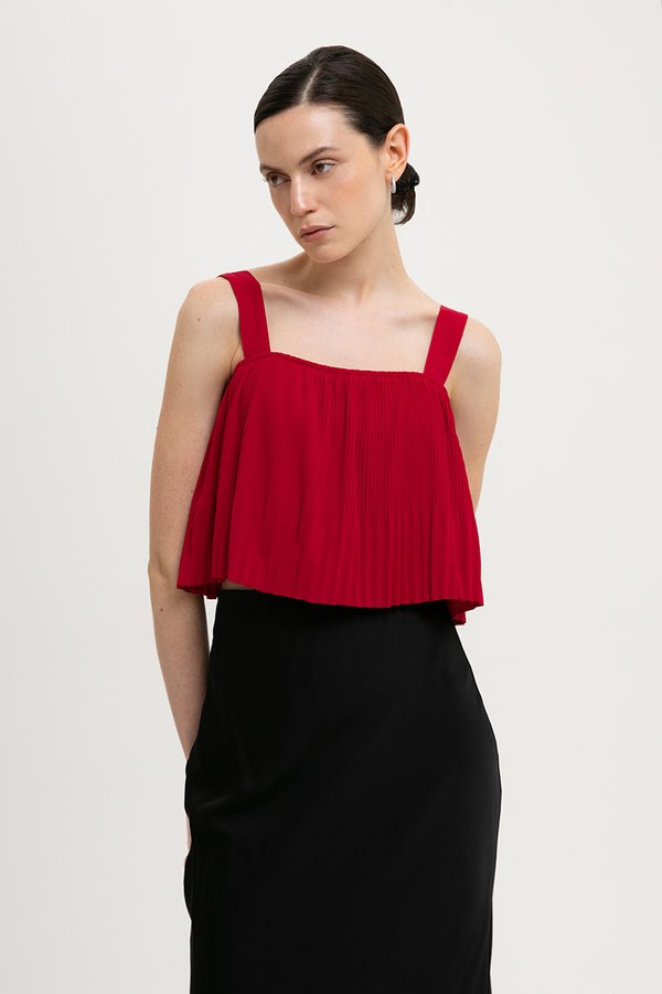 SIMONA PLEATED TOP