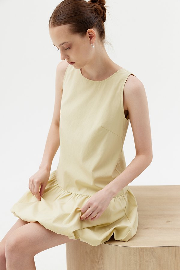 CARLA DROP WAIST BUBBLE HEM DRESS