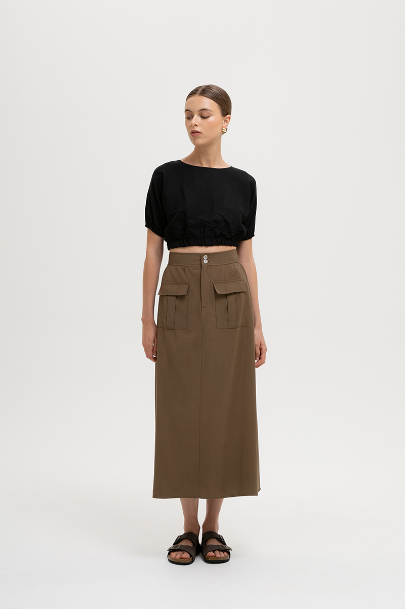 JOCOSA PATCH POCKET SKIRT