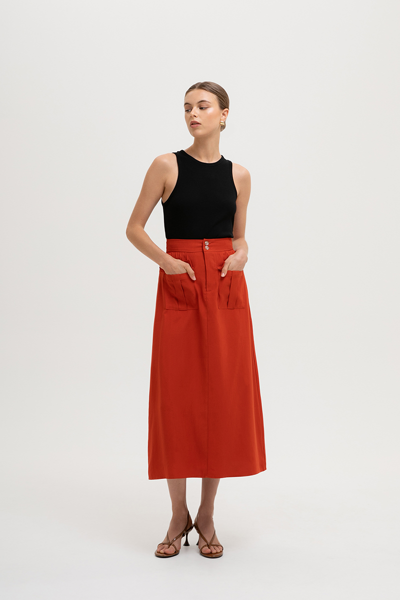 JOCOSA PATCH POCKET SKIRT