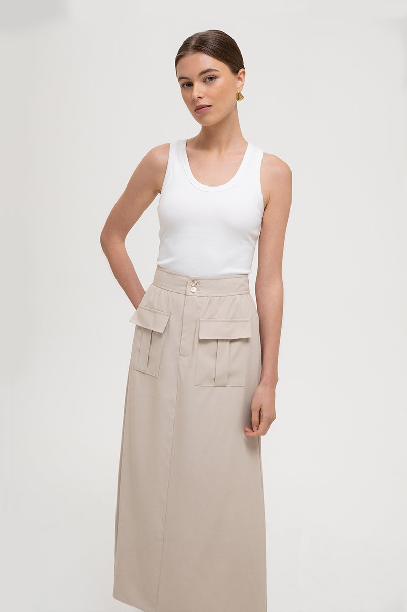 JOCOSA PATCH POCKET SKIRT