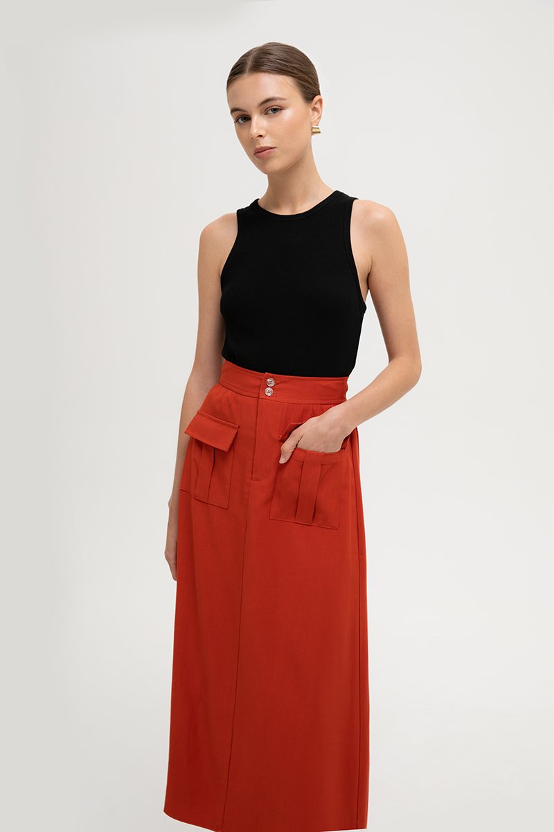JOCOSA PATCH POCKET SKIRT