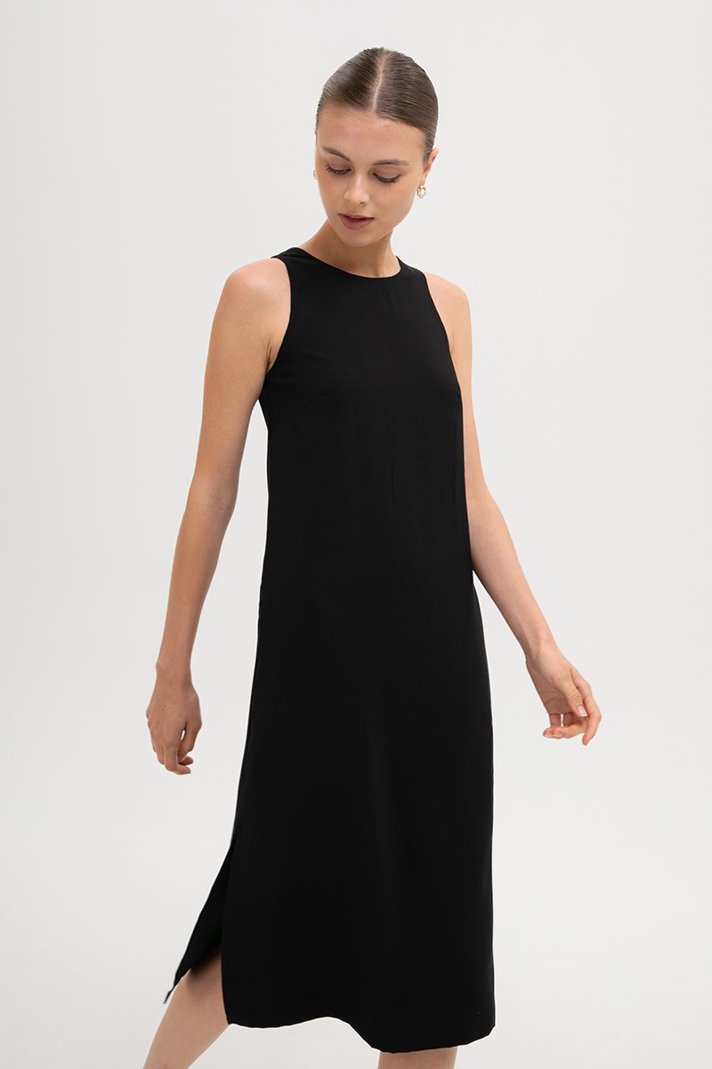 MARCY COLUMN MIDI DRESS