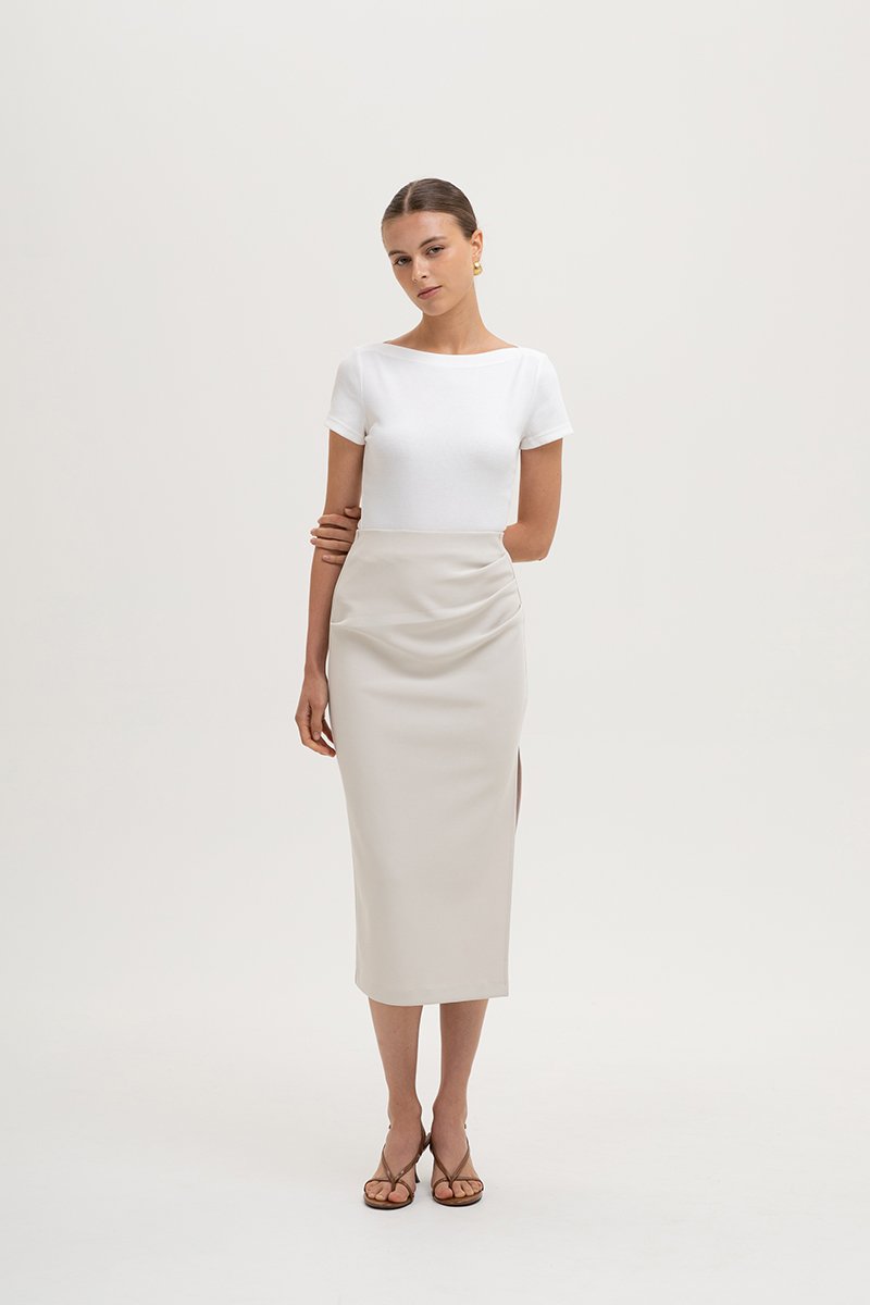 BRIDGET BOAT NECK T-SHIRT