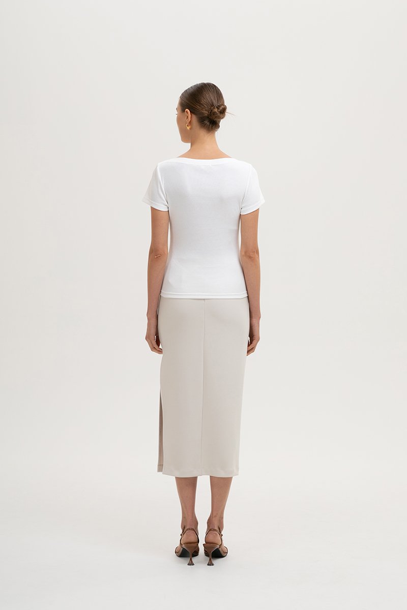 BRIDGET BOAT NECK T-SHIRT