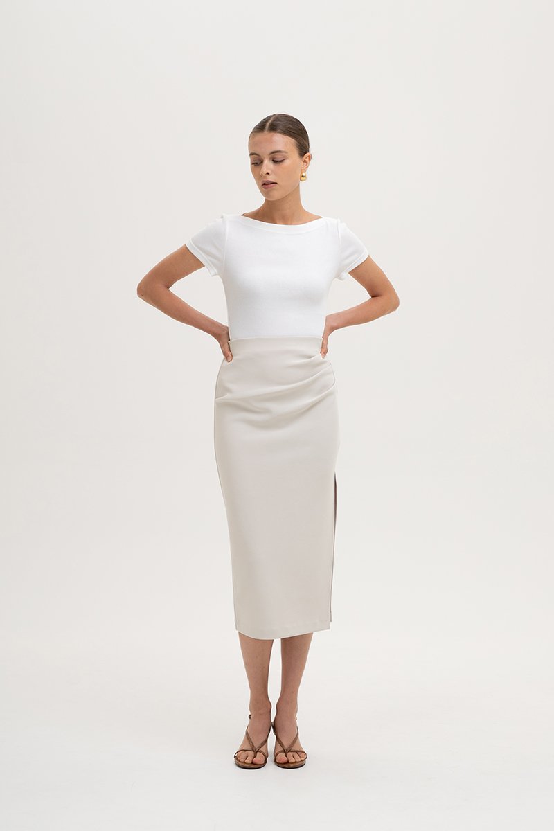 BRIDGET BOAT NECK T-SHIRT