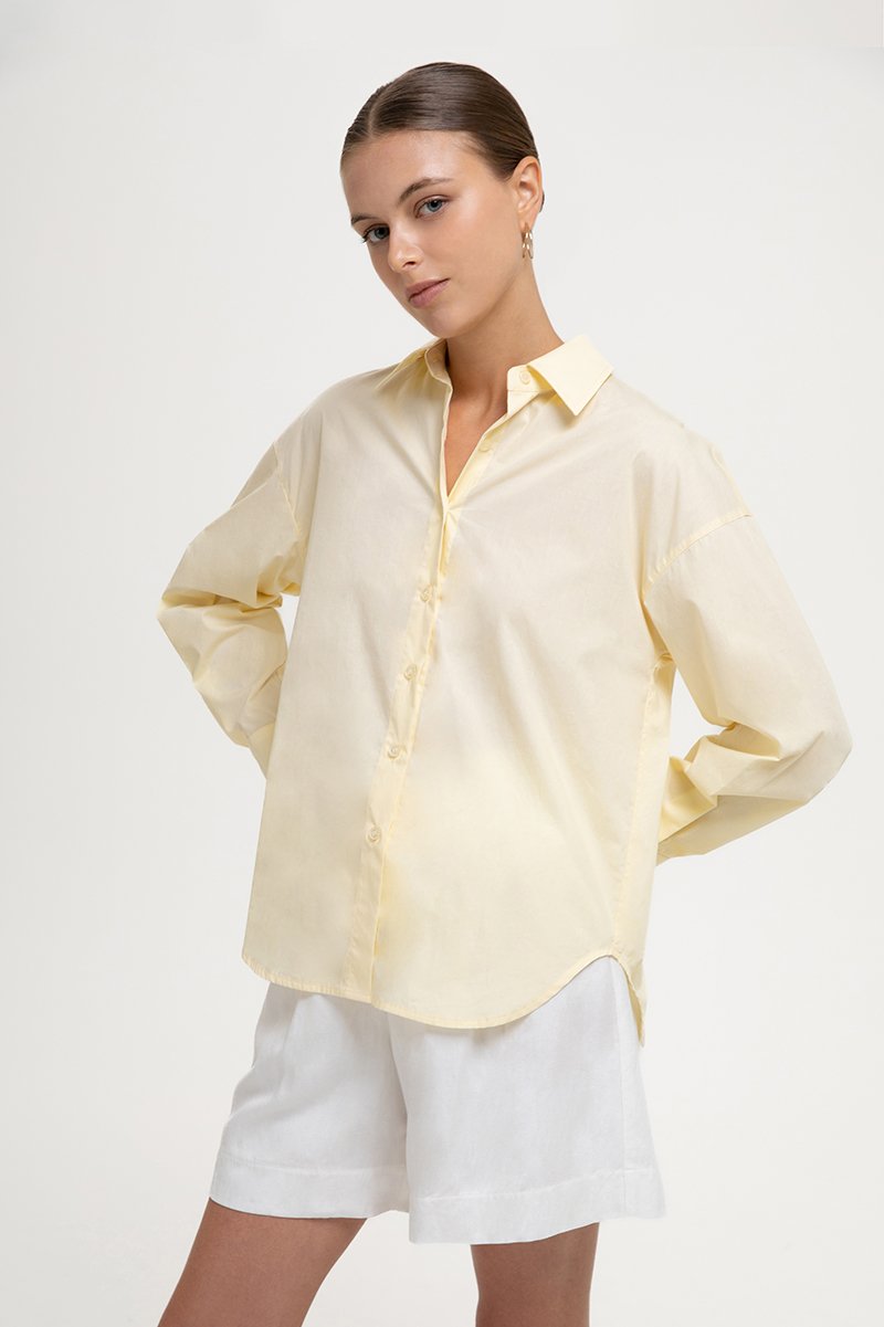 KIARA TIE BACK OVERSIZED BUTTONDOWN SHIRT