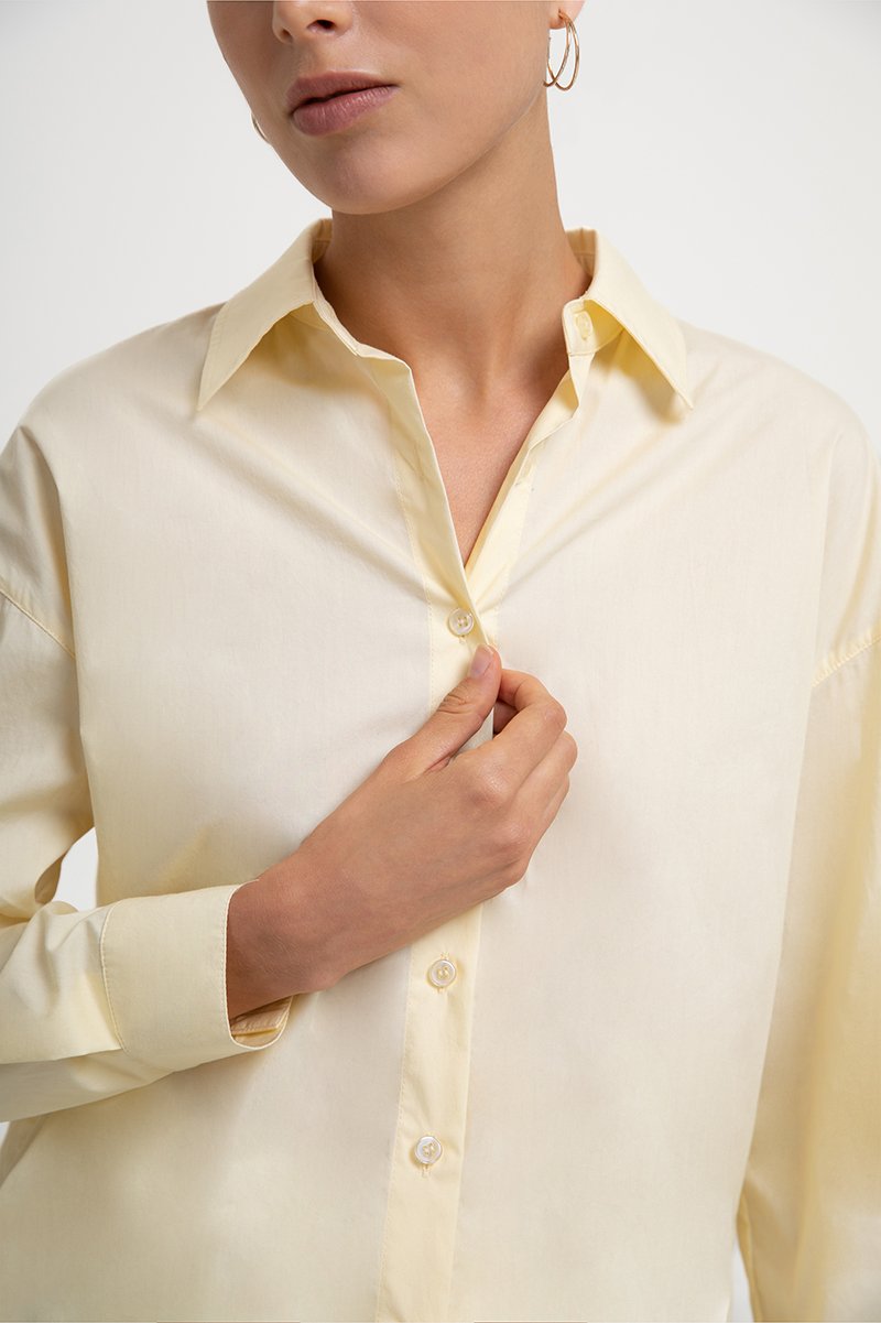 KIARA TIE BACK OVERSIZED BUTTONDOWN SHIRT