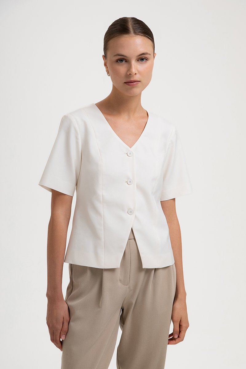 SAGE TIE BACK VEST TOP