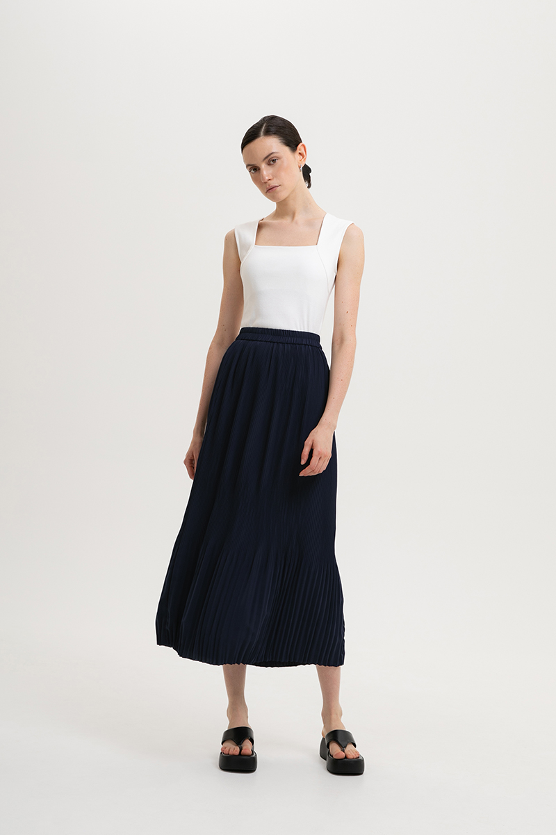 ROXANA PLEATED SKIRT