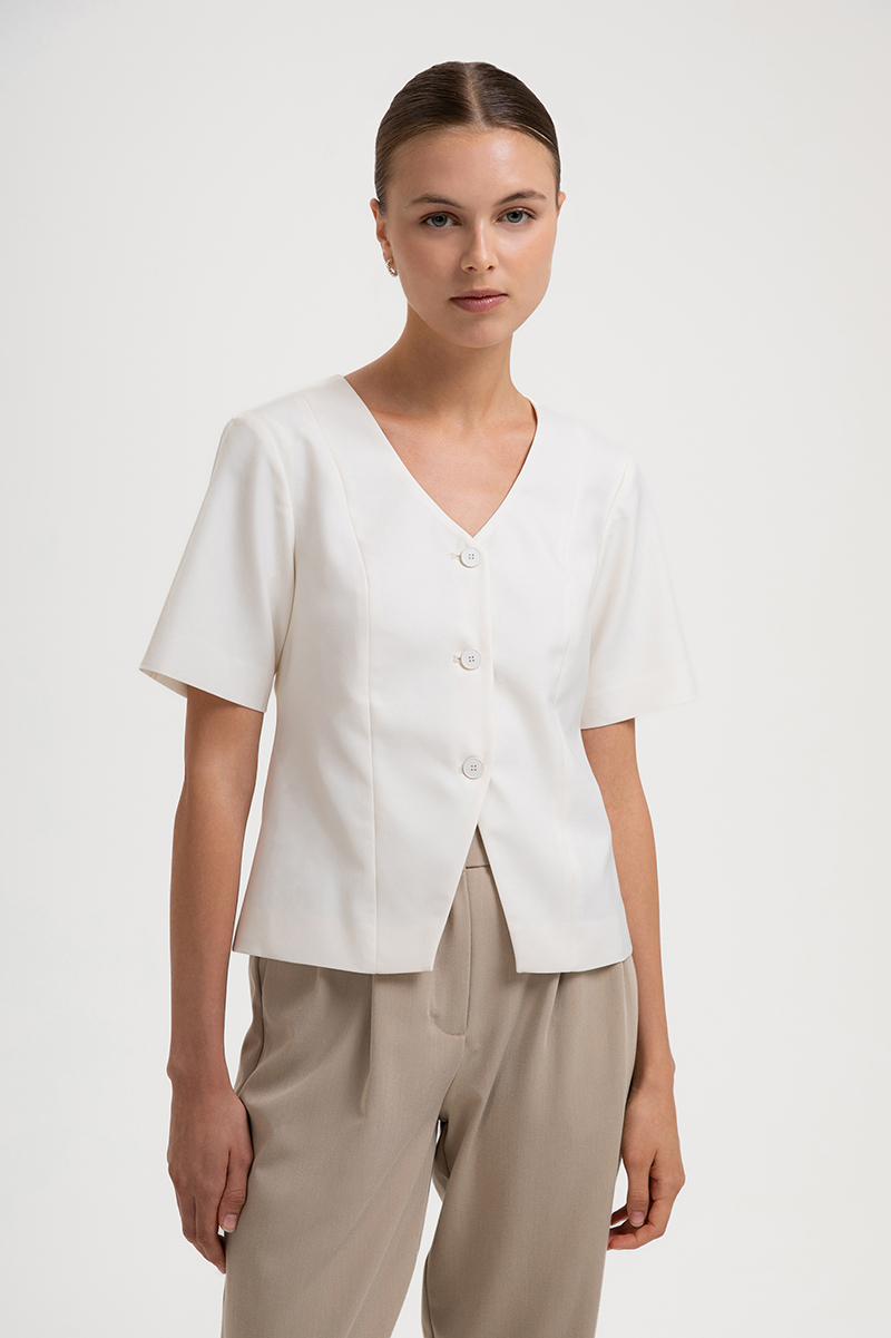 SAGE TIE BACK VEST TOP